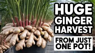 Grow Ginger in Pots and Harvest BIG Like A PRO  (Easy Container Gardening Guide!)