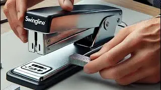 How to Load a Standard STAPLER with Staples (Refill Made Easy) Loading Tips Desk Swingline Bostitch