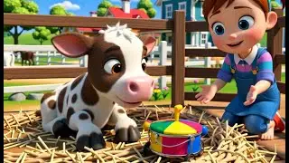 The Crying Baby Calf Wanted the Music Rattle | Fun Children&rsquo;s Song | Nursery Rhymes
