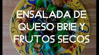 Ensalada de queso brie y frutos secos