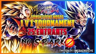 [DBFZ] 1v1 Dragon Ball FighterZ Tournament Hosted by Coach Steve!! INSANE MATCHES! NO SPARK ALLOWED!