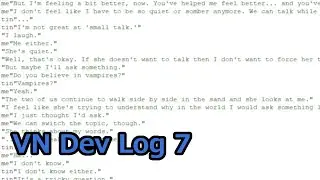 (VN Dev Log 7) Starting Leg 2 of the Demo