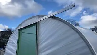 Why EasyBuild Polytunnels Are Different: Aluminium Sliding Door (No Timber)