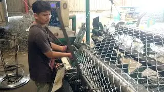 Manufacturing net chain link