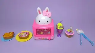 5 Minutes Satisfying With Unboxing  Pink Rabbit Mini Breakfast Set ASMR (No Music) 