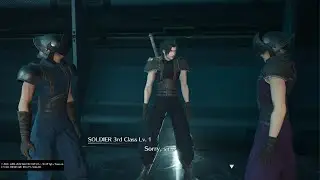 Soldier first class vs Soldier second class funny dialogue -CRISIS CORE &ndash;FINAL FANTASY VII&ndash; REUNION