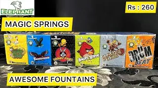Magic springs from elephant fireworks #diwali2021 #fireworks #crackers #crackerstesting #inf #ipff