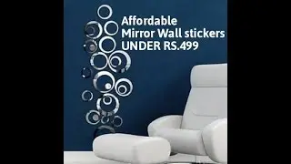 Beautiful Mirror Wall Stickers UNDER RS.499 ON Amazon(किफायती दाम में ख़रीदे)