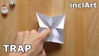 TRAP ORIGAMI INSTRUCTION | DIY TRAP PAPER STEP BY STEP PAPERCRAFT | INCLART