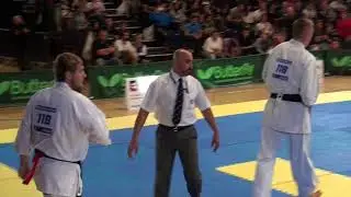 British Karate Kyokushinkai Ivan Demanov v Edgard Secinski
