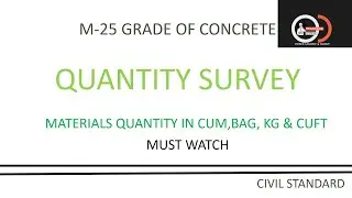 HOW TO CALCULATE CEMENT SAND AND AGGREGATE IN M 25 GRADE OF CONCRETE