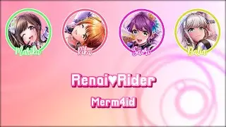 Renai&hearts;Rider (恋愛&hearts;ライダー Love&hearts;Rider) | D4DJ | Cover | Merm4id | [KAN/ROM/ENG] | Color Coded Lyrics
