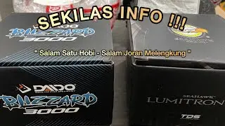 Sekilas Info.. !!! Reel Terbaru Dari Daido 