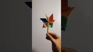 Colourful Paper Windmill | Simple Paper Craft for Kids #diy