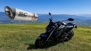 RIDE to School (RODE micro + SC Project ) Suzuki GSX-S 950 (35kw)