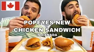 Trying Popeyes New Chicken Sandwich Reaction (Spicy & Original) | MUKBANG 먹방