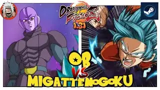 DBFZ OB vs MigattenoGoku - (GokuBlack, Hit, A16) vs (GokuSSB, GokuUI, Hit) Ver 1.31