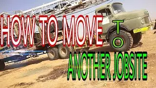 #OFW  LIFE IN DESERT  RIG DRILLING HOW TO MOVE TO ANOTHER JOBSITE IN THE DESERT RIGDRILLING