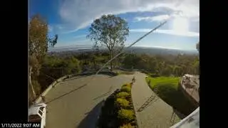 Time Lapse: Lowering our 60 Foot Christmas Tree Pole