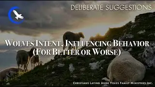 Deliberate Suggestions | Wolves Intent, Influencing Behavior (For Better or Worse) | Pastor Madison