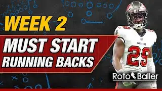 Running Back (RB) Start Em / Sit Em - Fantasy Football Week 2