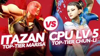 SF6 ▰ Itazan (Marisa) vs CPU Level 5 (Chun-li) ▰ Street Fighter 6 Top Tier Gameplay
