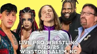 Live Pro Wrestling Returns to Winston-Salem, NC on June 29, 2025