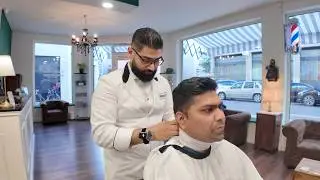 💈Old SCHOOL Barber ✂️, 🇮🇹 🇨🇭Modern Skin FADE ASMR 2025 Geneva, Switzerland