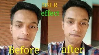 (DSLR effect )blur your photo in one click! Afterfocous app review.