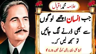 Jab Insan Ache Logon Se Bhi Darne Lage To SamajhLe Ke}[Allama Iqbal aqwal E Zareen] commented foryou