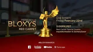 The Red Carpet Show Ft  InquisitorMaster and ZacharyZaxor | Bloxy Awards