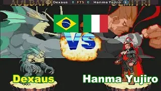 Vampire Hunter - darkstalkers' revenge - Dexaus vs Hanma Yujiro FT5