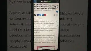 AQST stock gets FDA approval 🙌🏾