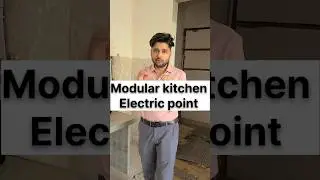 Modular Kitchen Electric Points #kitcheninterior #modulmodule rkitchen le