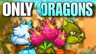 Can you BEAT Plants vs Zombies 2 with ONLY DRAGONS? (Part 3)