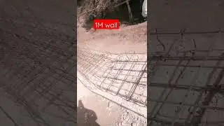 Toe wall design in bridge 🌉 construction #civilengineering #work #civildesign #rcc