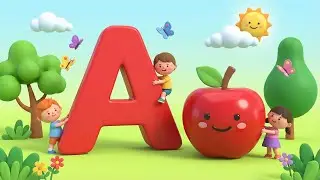 A to Z Alphabet Poem for Kids | ABC Song with 3D Cartoon | Learn Letters A&ndash;Z