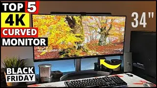 Top 5 Best 4K, 34-Inch, Curved Ultrawide Monitors Buy on Black Friday Deals 2023 | Monitor Deals