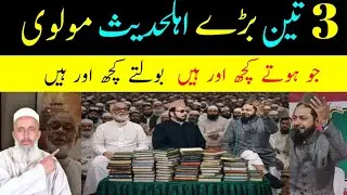3 Badhy Badhy Mashhoor Ahle Hadees | Ghair Muqallidin.