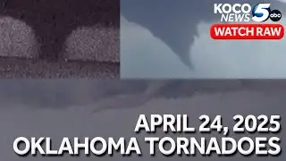 WATCH RAW VIDEO: April 24, 2025 Oklahoma Tornadoes