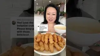 Deep Fried Imitation Crab Sticks w Creamy Sweet Sauce Recipe #easyrecipe #recipes #foodtiktok #crab
