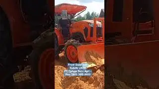 FRONT DOZER KUBOTA #kubotatractor ##infotrackriau #kubota4wd #traktor #dozer