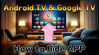 How to hide APP icon in Android TV or Google TV