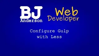 Configure Gulp with Less
