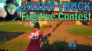 The Blackcraft gaming 100000 VBUCK Fugitive Contest