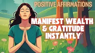 Positive affirmations to Manifest Wealth & Gratitude Instantly! Affirmations to Attract Prosperity