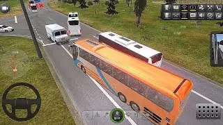 Bus Simulator : Ultimate | Traffic 🚦⛔ | Nam Bus 🚍 | Mobile Gameplay | Hunter Driving POV 