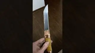 Japanese tanto hand made #work #blacksmith #handmade #hammer #blade #forging #steel #style #tanto