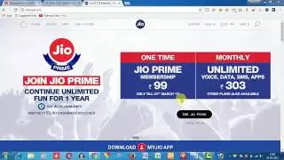 Free Unlimted Data & Calling till 31-March 2018 free jio