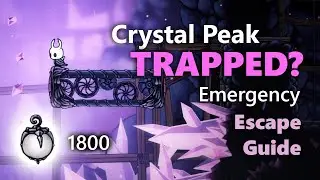 How to get back to Forgotten Crossroads from Crystal Peak (after buying Lumafly Lantern from Sly)